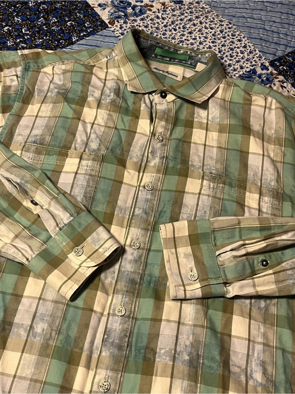 Tommy Bahama Mens XL Button Up Long Sleeve